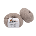 100% Baby Alpaka Wolle  |Strickwolle | 4-fädig