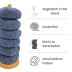100% Baby Alpaka Wolle  |Strickwolle | 4-fädig