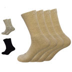 4er Pack | Alpaka Crew Socken | Fair Trade | aus Alpaka-Wolle-Mix|