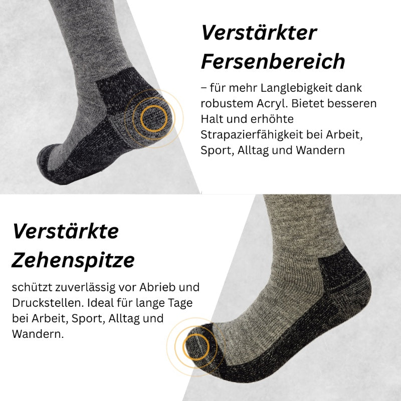 Alpaka Outdoor Hiker Socken | Fair Trade | aus Alpaka-Wolle-Mix