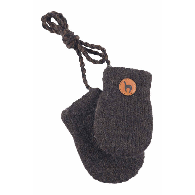 Alpaka Fäustlinge NATURA für Neugeborene aus 100% Alpaka Superfein