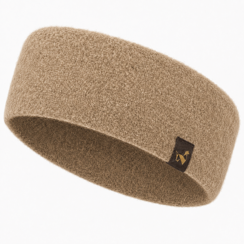 Alpaka STRETCH Stirnband aus 97%Alpakawolle ALPAKNIT