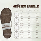 Alpaka Schuheinlagen – warme & atmungsaktive Einlegesohlen für Damen & Herren | Naturfaser Thermo Einlagen für Schuhe