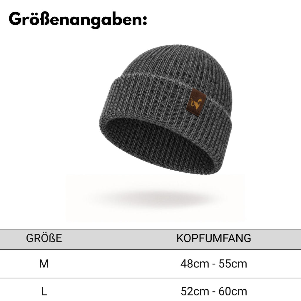 Alpaka Mütze | Doppelt gestrickt | 100 % Alpakawolle | Unisex | ALPAKNIT