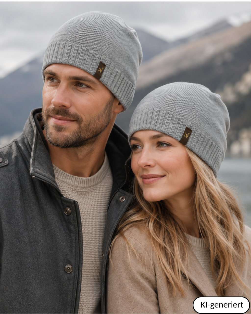 Alpaka Mütze | Einfach gestrickt | 100 % Alpakawolle | Unisex | ALPAKNIT