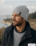 Alpaka Mütze | Einfach gestrickt | 100 % Alpakawolle | Unisex | ALPAKNIT