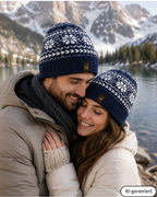 Alpaka Mütze | Einfach gestrickt | 100 % Alpakawolle | Unisex | ALPAKNIT