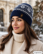 Alpaka Mütze | Einfach gestrickt | 100 % Alpakawolle | Unisex | ALPAKNIT
