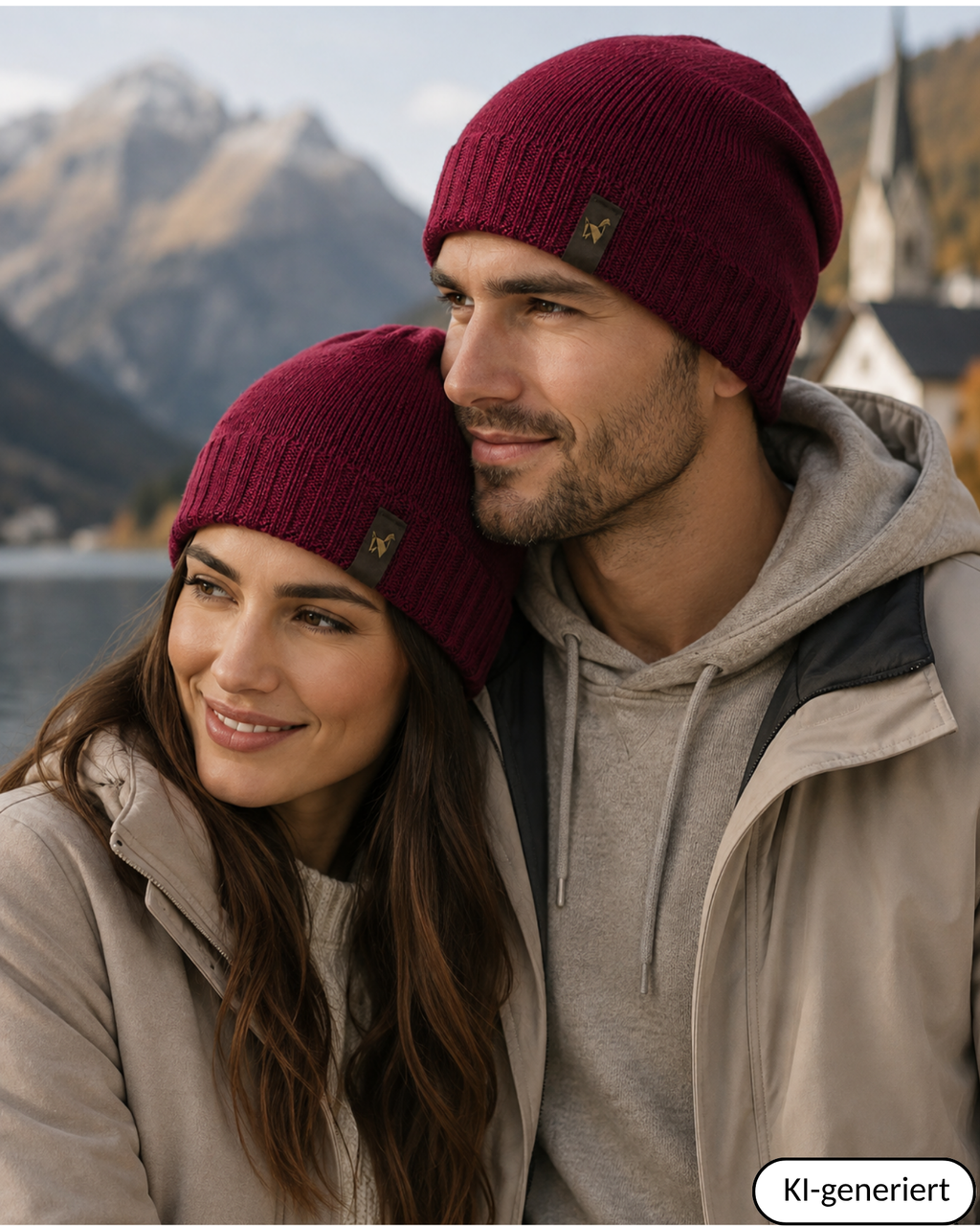 Alpaka Mütze | Einfach gestrickt | 100 % Alpakawolle | Unisex | ALPAKNIT