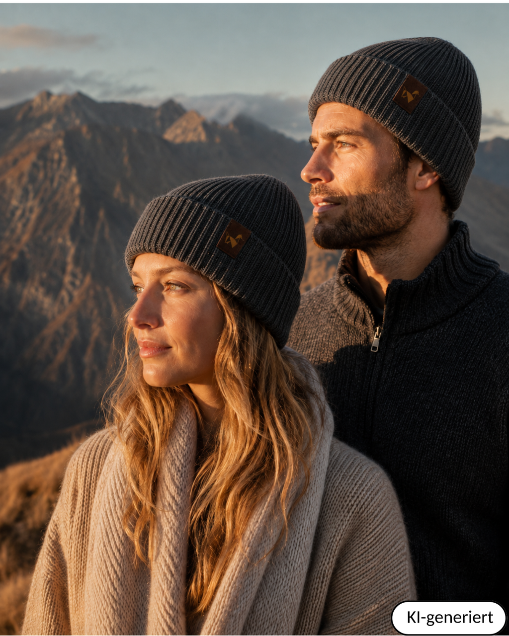 Alpaka Mütze | Doppelt gestrickt | 100 % Alpakawolle | Unisex | ALPAKNIT