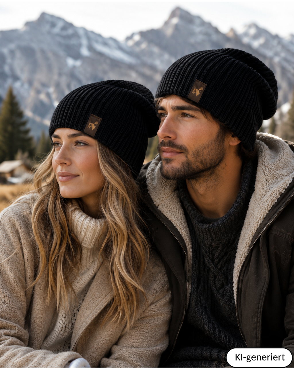 Alpaka Mütze | Doppelt gestrickt | 100 % Alpakawolle | Unisex | ALPAKNIT