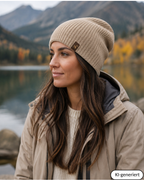 Alpaka Mütze | Doppelt gestrickt | 100 % Alpakawolle | Unisex | ALPAKNIT