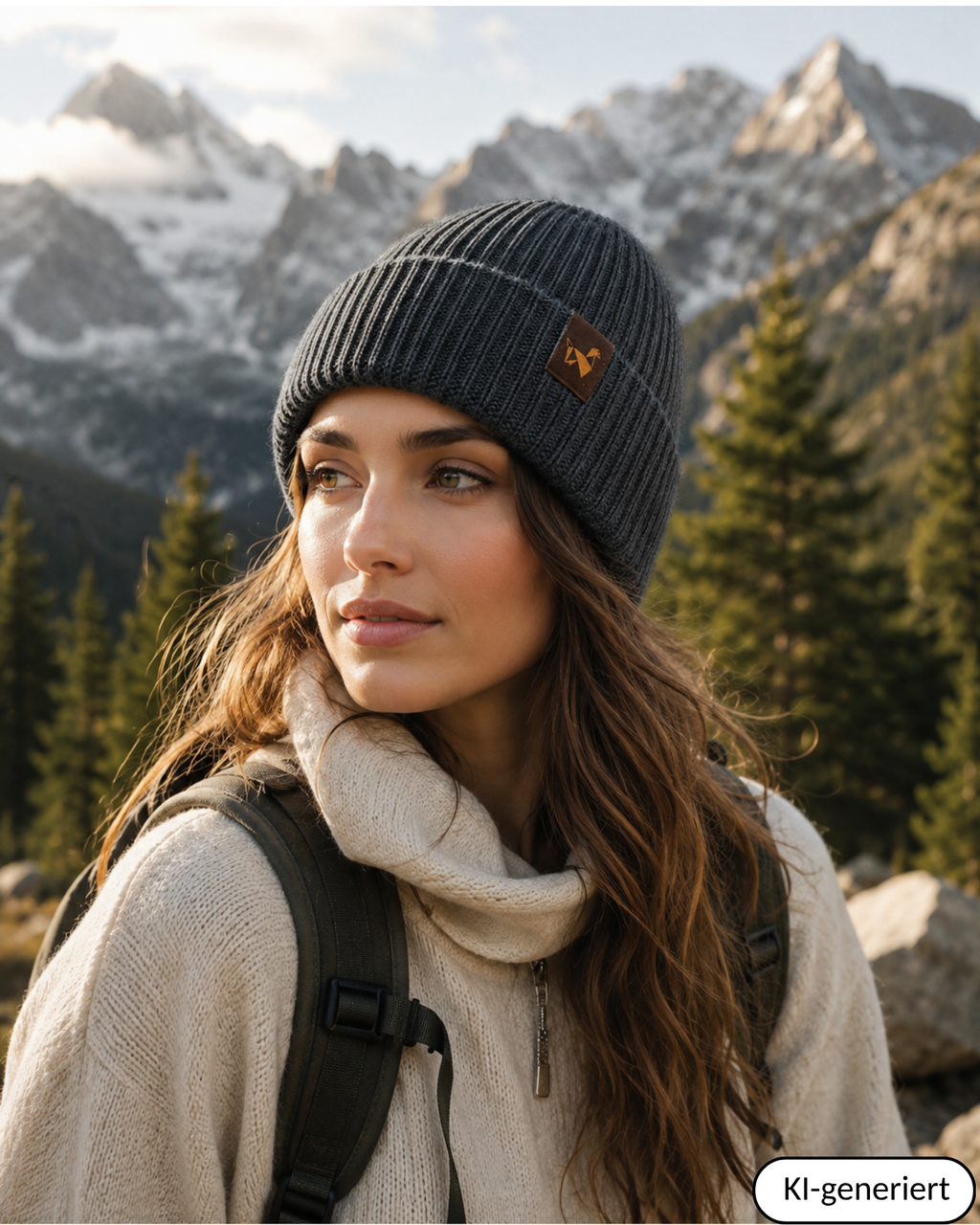 Alpaka Mütze | Doppelt gestrickt | 100 % Alpakawolle | Unisex | ALPAKNIT