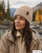 Alpaka Mütze | Doppelt gestrickt | 100 % Alpakawolle | Unisex | ALPAKNIT