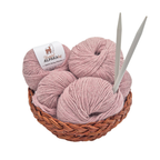 100% Baby Alpaka Wolle  |Strickwolle | 4-fädig