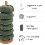 100% Baby Alpaka Wolle  |Strickwolle | 4-fädig