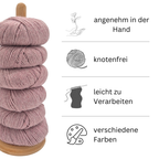100% Baby Alpaka Wolle  |Strickwolle | 4-fädig