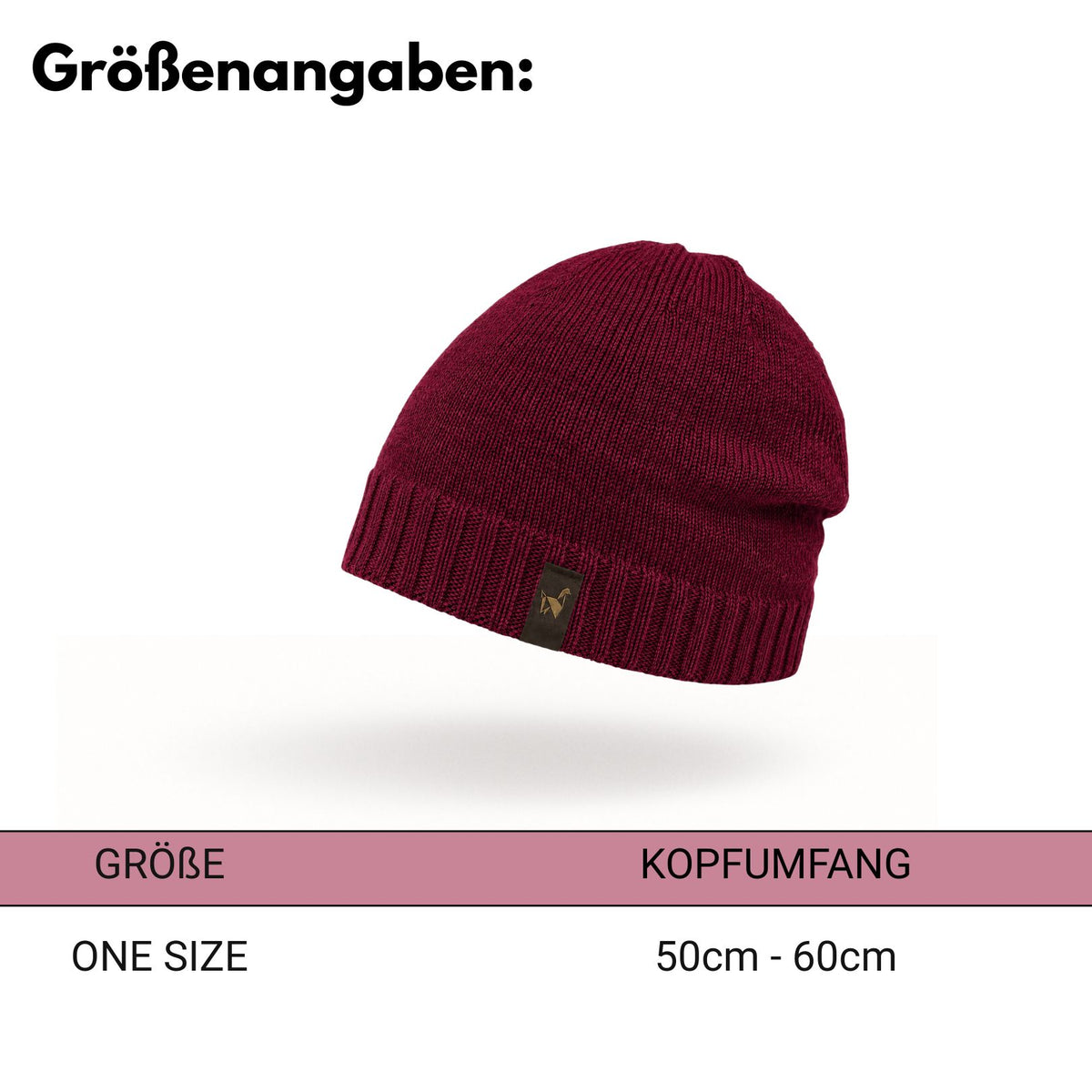 Alpaka Mütze | Einfach gestrickt | 100 % Alpakawolle | Unisex | ALPAKNIT