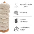 100% Baby Alpaka Wolle  |Strickwolle | 4-fädig