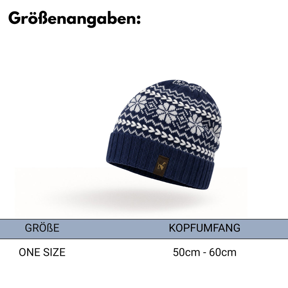 Alpaka Mütze | Einfach gestrickt | 100 % Alpakawolle | Unisex | ALPAKNIT