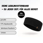 Alpaka STRETCH Stirnband aus 97%Alpakawolle ALPAKNIT