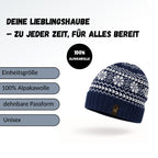 Alpaka Mütze | Einfach gestrickt | 100 % Alpakawolle | Unisex | ALPAKNIT