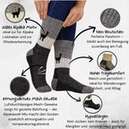 Alpaka Socken Alpaquita | Fair Trade | aus Alpaka-Wolle-Mix | schwarz-grau