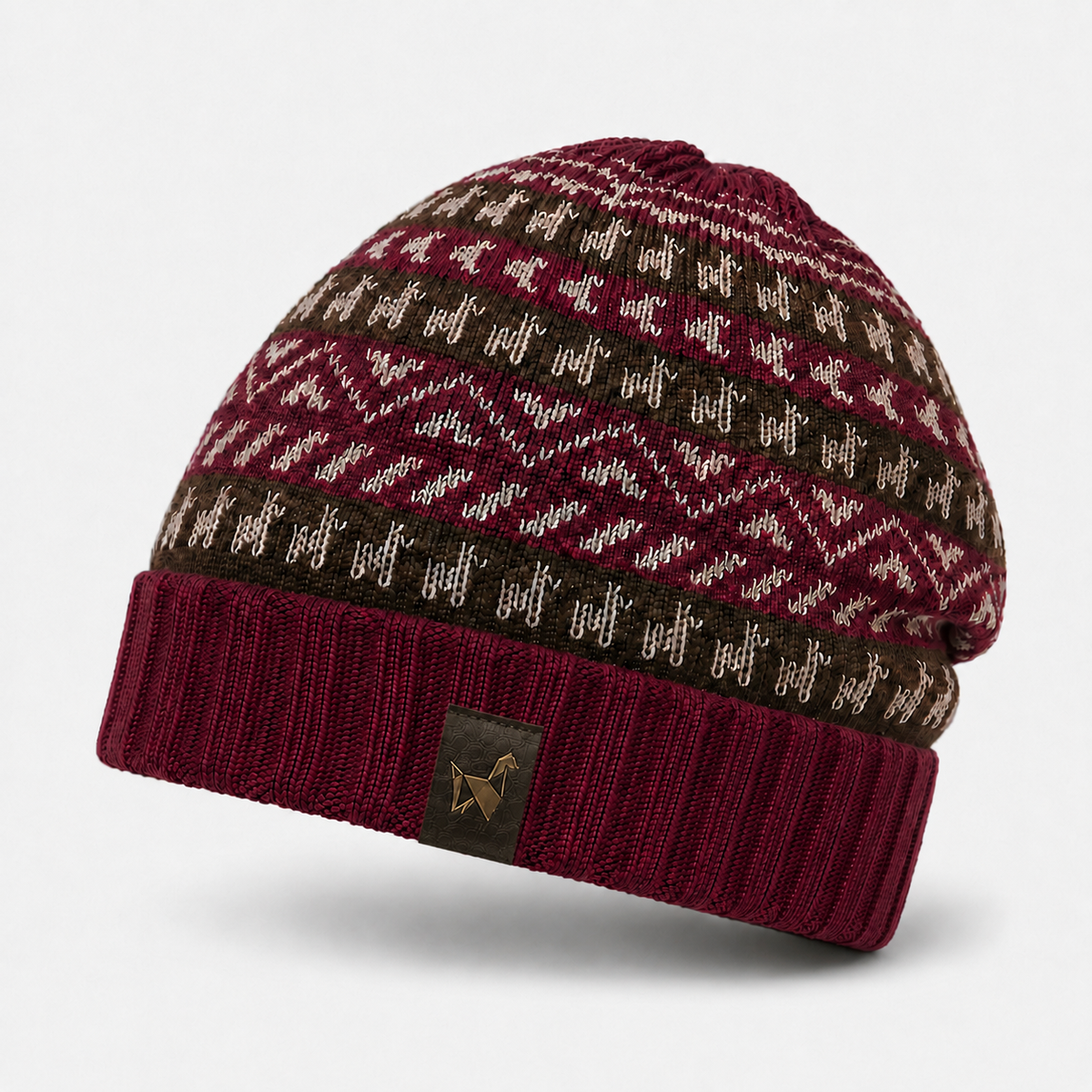 Alpaka Mütze | Einfach gestrickt | 100 % Alpakawolle | Unisex | ALPAKNIT