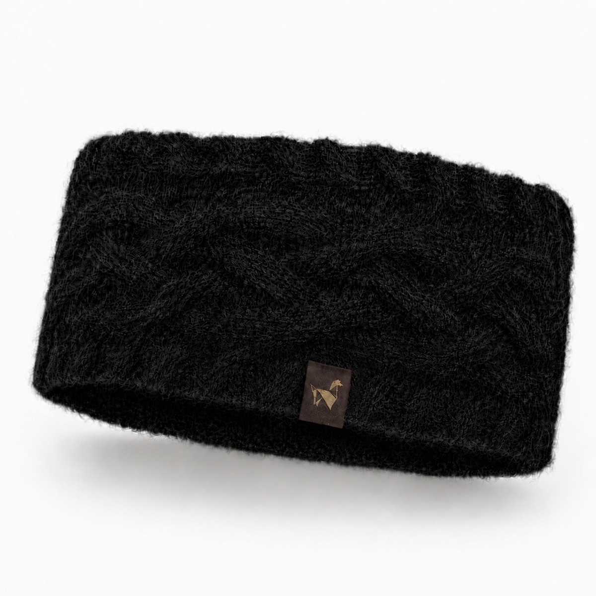 Alpaka Stirnband | Zopfstrick | 100 % Alpakawolle | ALPAKNIT