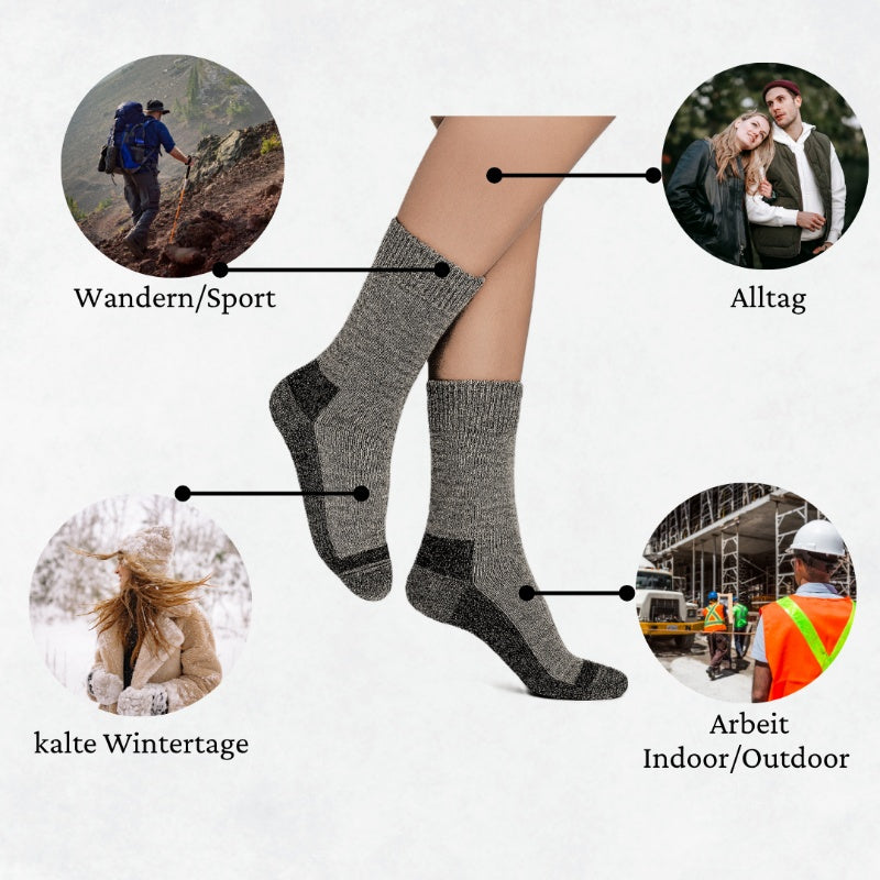 Alpaka Outdoor Hiker Socken | Fair Trade | aus Alpaka-Wolle-Mix